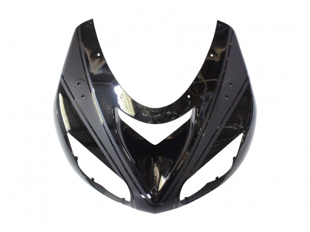 Matt Schwarz Glänzendes Schwarz 2006-2007 Kawasaki ZX10R Motorrad Verkleidung