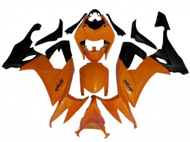 Orange Schwarz 2008-2010 Kawasaki ZX10R Motorrad Verkleidung