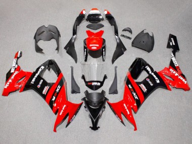 Rot Schwarz Kick Elf 2008-2010 Kawasaki ZX10R Motorrad Verkleidung