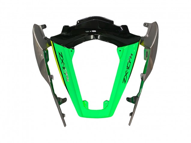 Grün Gelb Schwarz Weiß Elf Monster 2011-2015 Kawasaki ZX10R Motorrad Verkleidung