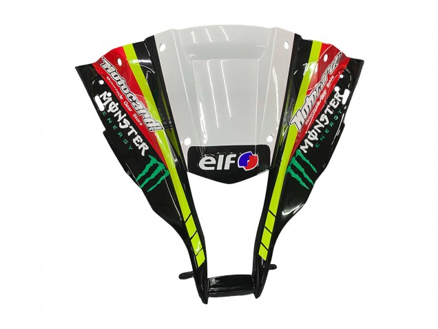 Grün Gelb Schwarz Weiß Elf Monster 2011-2015 Kawasaki ZX10R Motorrad Verkleidung