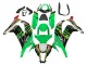 Grün Gelb Schwarz Weiß Elf Monster 2011-2015 Kawasaki ZX10R Motorrad Verkleidung
