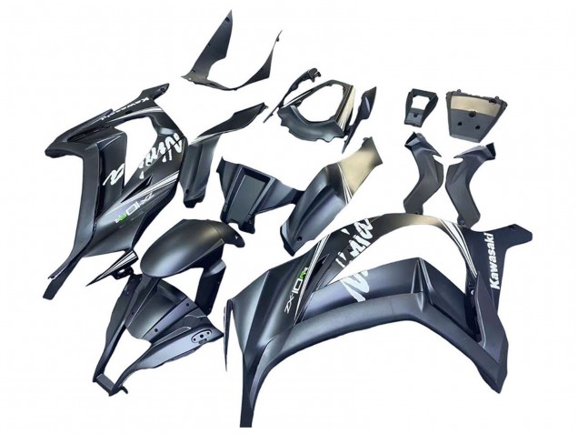 Matt Grau Weiß Grün 2011-2015 Kawasaki ZX10R Motorrad Verkleidung