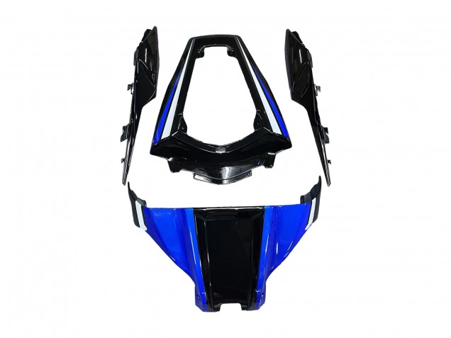 Blau Weiß Glänzendes Schwarz 2011-2015 Kawasaki ZX10R Motorrad Verkleidung
