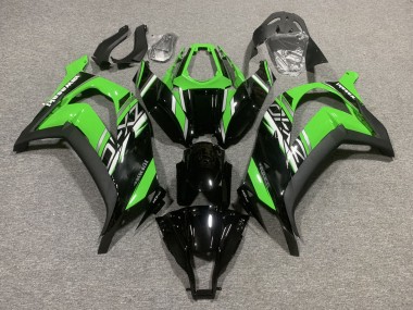 Grün Glänzendes Schwarz Matt Schwarz 2011-2015 Kawasaki ZX10R Motorrad Verkleidung