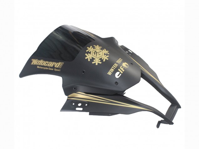 Matt Schwarz Gold Schnee Elf 2011-2015 Kawasaki ZX10R Motorrad Verkleidung