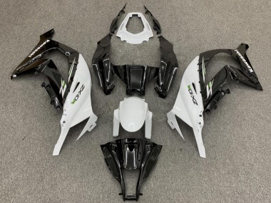 Weiß Glänzendes Schwarz Grün 2011-2015 Kawasaki ZX10R Motorrad Verkleidung