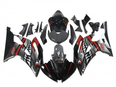 Rot Silber Grau Hai 2008-2016 Yamaha YZF R6 Motorrad Verkleidung