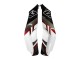 Weiß Glänzendes Schwarz Matt Schwarz Rot 2011-2015 Kawasaki ZX10R Motorrad Verkleidung