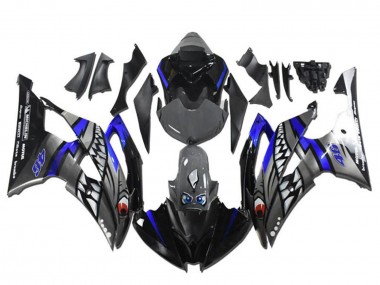 Blau Silber Grau Hai 2008-2016 Yamaha YZF R6 Motorrad Verkleidung