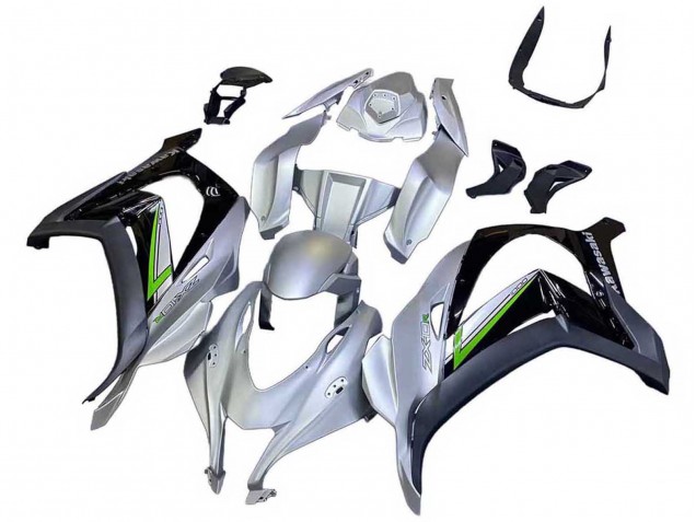 Silber Grün Schwarz 2016-2020 Kawasaki ZX10R Motorrad Verkleidung