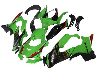 Grün Schwarz Rot 2021-2025 Kawasaki ZX10R Motorrad Verkleidung