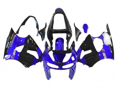 Blau Glänzendes Schwarz Elf Bridgestone 1998-1999 Kawasaki ZX6R Motorrad Verkleidung