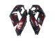 Glänzendes Schwarz Rot Flamme 2006-2011 Kawasaki ZX14R ZZR1400 Motorrad Verkleidung Kit