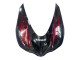 Glänzendes Schwarz Rot Flamme 2006-2011 Kawasaki ZX14R ZZR1400 Motorrad Verkleidung Kit