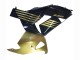 Gold Schwarz 2006-2011 Kawasaki ZX14R ZZR1400 Motorrad Verkleidung