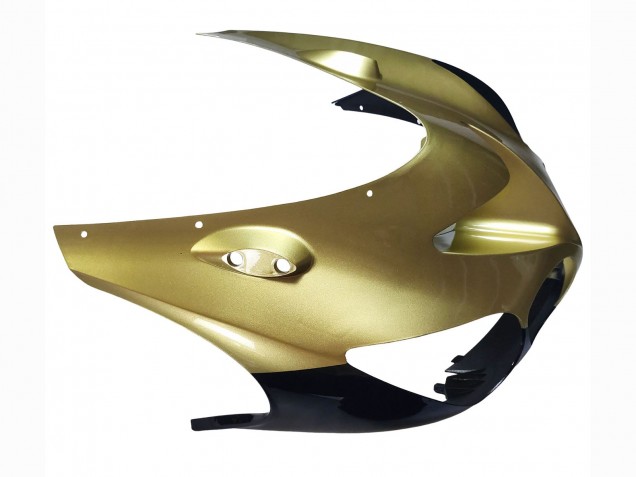 Gold Schwarz 2006-2011 Kawasaki ZX14R ZZR1400 Motorrad Verkleidung