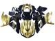 Gold Schwarz 2006-2011 Kawasaki ZX14R ZZR1400 Motorrad Verkleidung