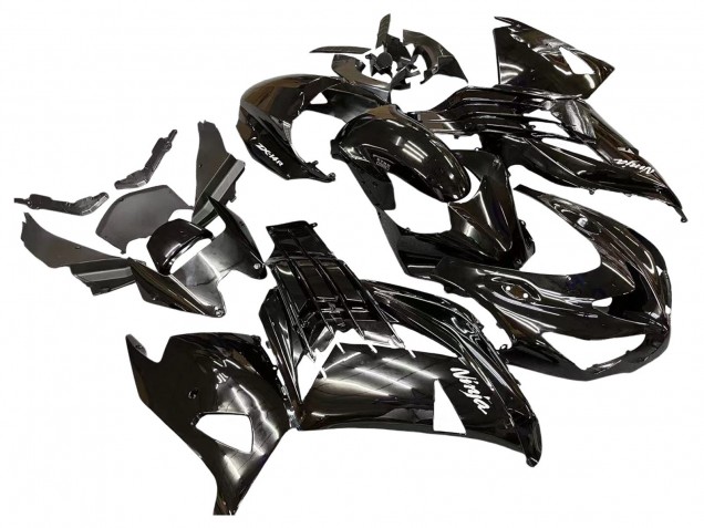 Glänzendes Schwarz Matt Schwarz Weiß Ninja 2012-2024 Kawasaki ZX14R ZZR1400 Motorrad Verkleidung