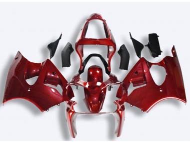 Rot 2000-2002 Kawasaki ZX6R Motorrad Verkleidung