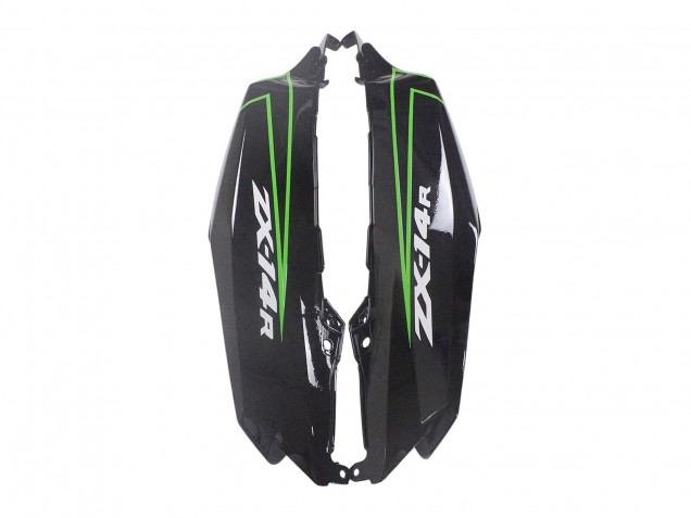 Grün Glänzendes Schwarz Streifen 2012-2024 Kawasaki ZX14R ZZR1400 Motorrad Verkleidung