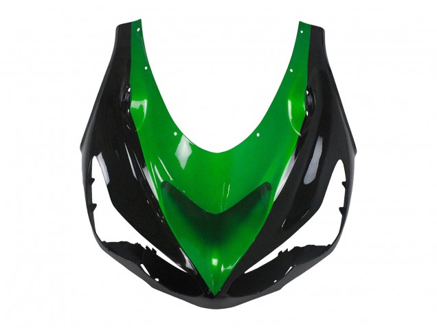 Grün Glänzendes Schwarz 2012-2024 Kawasaki ZX14R ZZR1400 Motorrad Verkleidung Kit