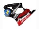 Glänzendes Schwarz Rot Blau Rot PlayStation 2 2000-2002 Kawasaki ZX6R Motorrad Verkleidung