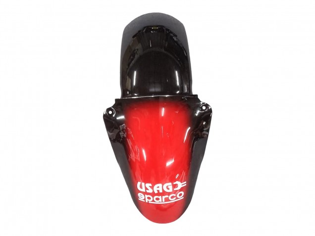 Glänzendes Schwarz Rot Blau Rot PlayStation 2 2000-2002 Kawasaki ZX6R Motorrad Verkleidung