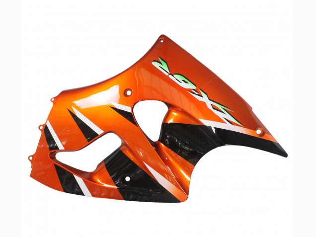 Orange Schwarz 2000-2002 Kawasaki ZX6R Motorrad Verkleidung