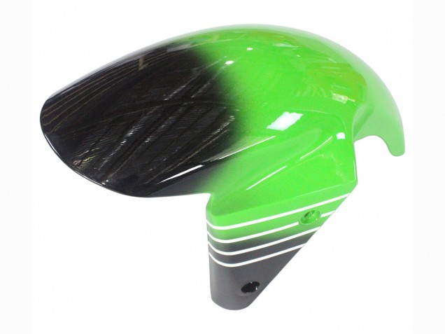 Grün Weiß Schwarz 2003-2004 Kawasaki ZX6R Motorrad Verkleidung