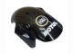 Glänzendes Schwarz Weiß Motul Lucky Strike 2003-2004 Kawasaki ZX6R Motorrad Verkleidung