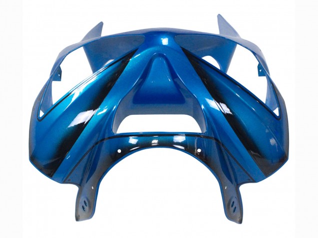 Blau Weiß Rot Hai 2003-2004 Kawasaki ZX6R Motorrad Verkleidung