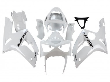 Weiß Schwarz Aufkleber 2003-2004 Kawasaki ZX6R Motorrad Verkleidung