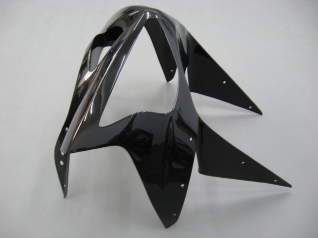 Glänzendes Schwarz 2003-2004 Kawasaki ZX6R Motorrad Verkleidung