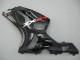 Glänzendes Schwarz 2003-2004 Kawasaki ZX6R Motorrad Verkleidung
