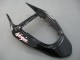 Glänzendes Schwarz 2003-2004 Kawasaki ZX6R Motorrad Verkleidung