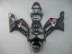Glänzendes Schwarz 2003-2004 Kawasaki ZX6R Motorrad Verkleidung