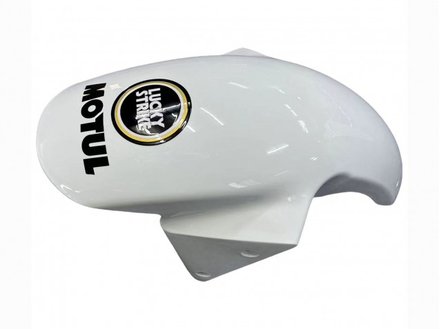 Weiß Schwarz Motul Lucky Strike 2003-2004 Kawasaki ZX6R Motorrad Verkleidung
