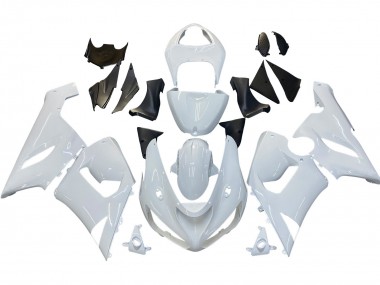 Weiß 2005-2006 Kawasaki ZX6R Motorrad Verkleidung
