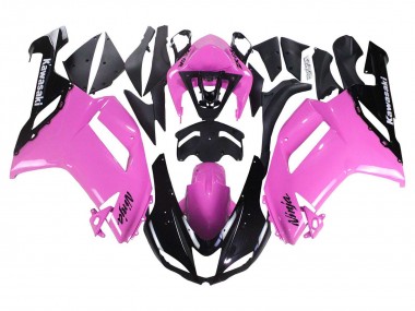 Schwarz Rosa Ninja 2007-2008 Kawasaki ZX6R Motorrad Verkleidung