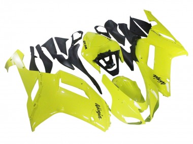 Gelb Ninja 2007-2008 Kawasaki ZX6R Motorrad Verkleidung