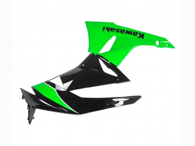 Grün Glänzendes Schwarz 2009-2012 Kawasaki ZX6R Motorrad Verkleidung