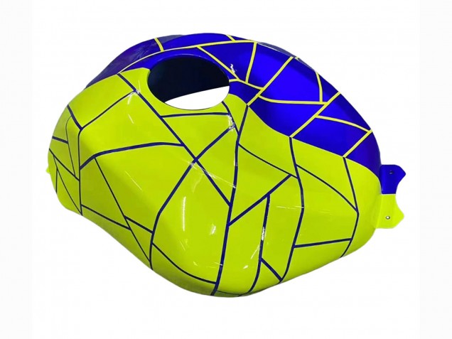 Blau Gelb 2019-2022 Kawasaki ZX6R Motorrad Verkleidung