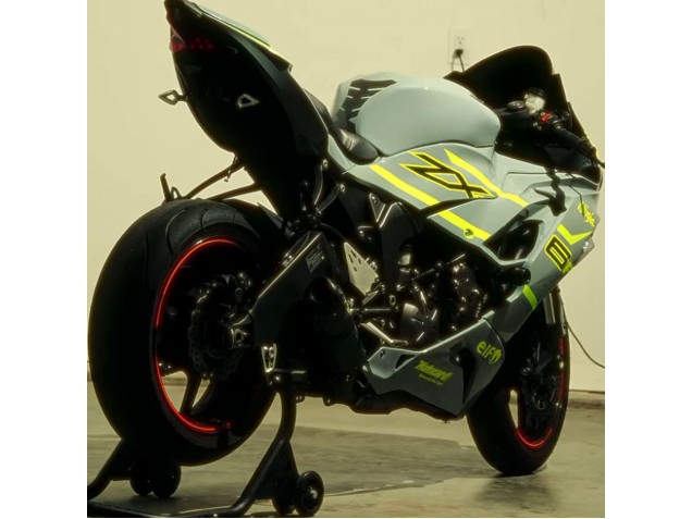 Nardo Grau Gelb 2019-2022 Kawasaki ZX6R Motorrad Verkleidung