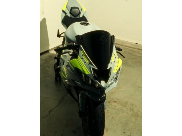 Nardo Grau Gelb 2019-2022 Kawasaki ZX6R Motorrad Verkleidung
