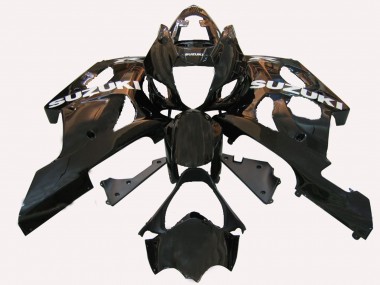 Matt Glänzendes Schwarz 2003-2004 Suzuki GSXR 1000 Motorrad Verkleidung