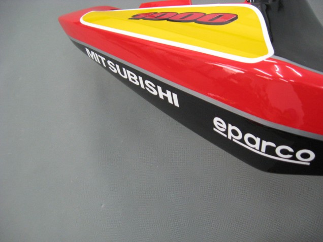 Rot Gelb Blau Grün Schwarz JOMO 2003-2004 Suzuki GSXR 1000 Motorrad Verkleidung
