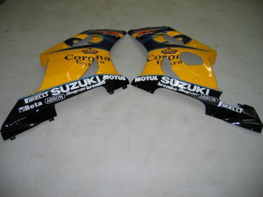 Gelb Weiß Blau Schwarz Corona 2003-2004 Suzuki GSXR 1000 Motorrad Verkleidung