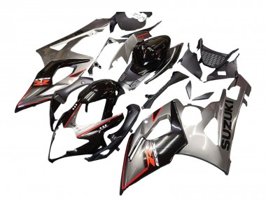 Silber Schwarz Rot 2005-2006 Suzuki GSXR 1000 Motorrad Verkleidung