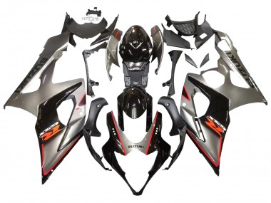 Silber Schwarz Rot 2005-2006 Suzuki GSXR 1000 Motorrad Verkleidung